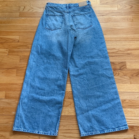 Zara High Rise Wide Leg jeans size 6 - Picture 4 of 4
